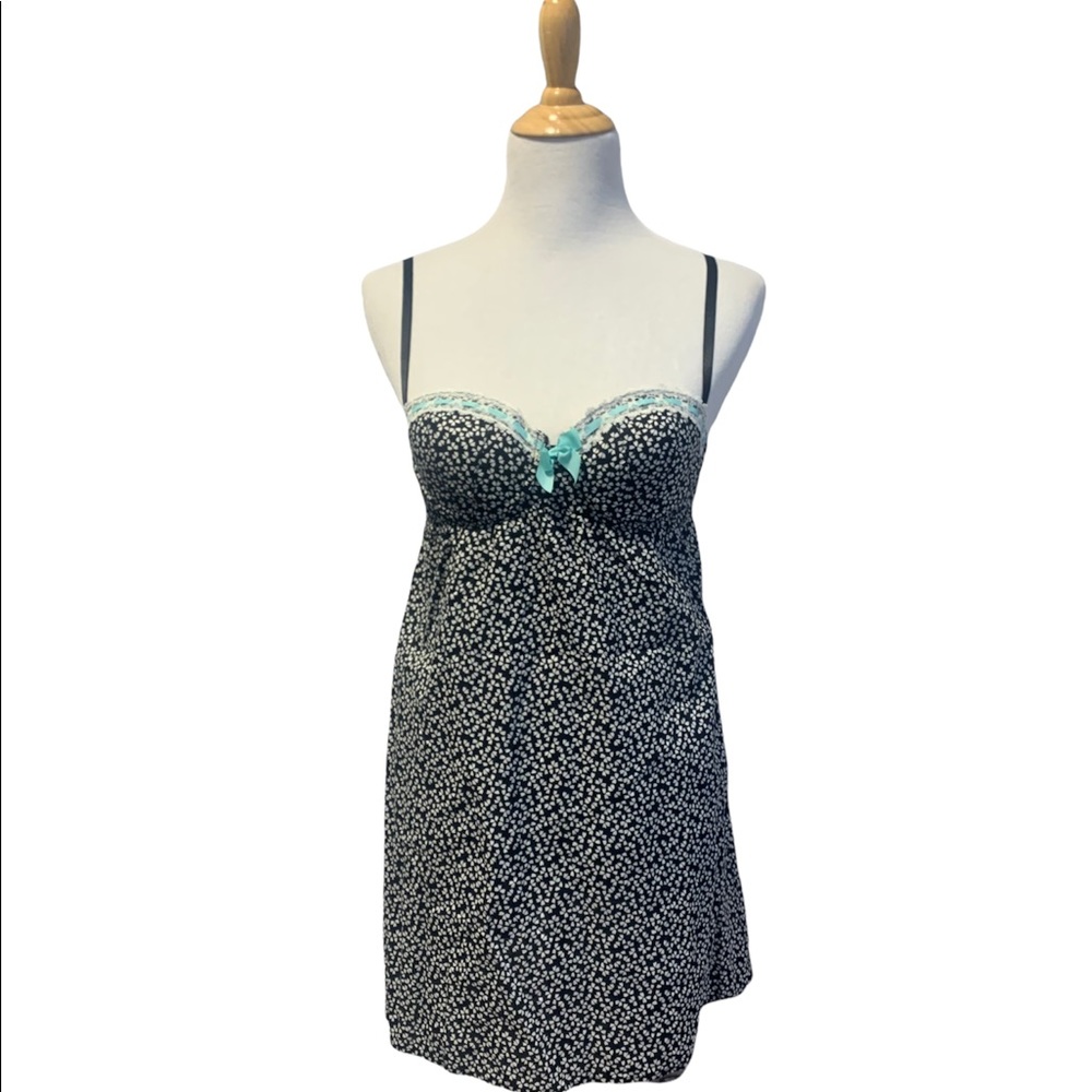 Jacob | White, Black, & Blue  Leopard Print Print Lingerie